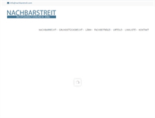 Tablet Screenshot of nachbarstreit.com